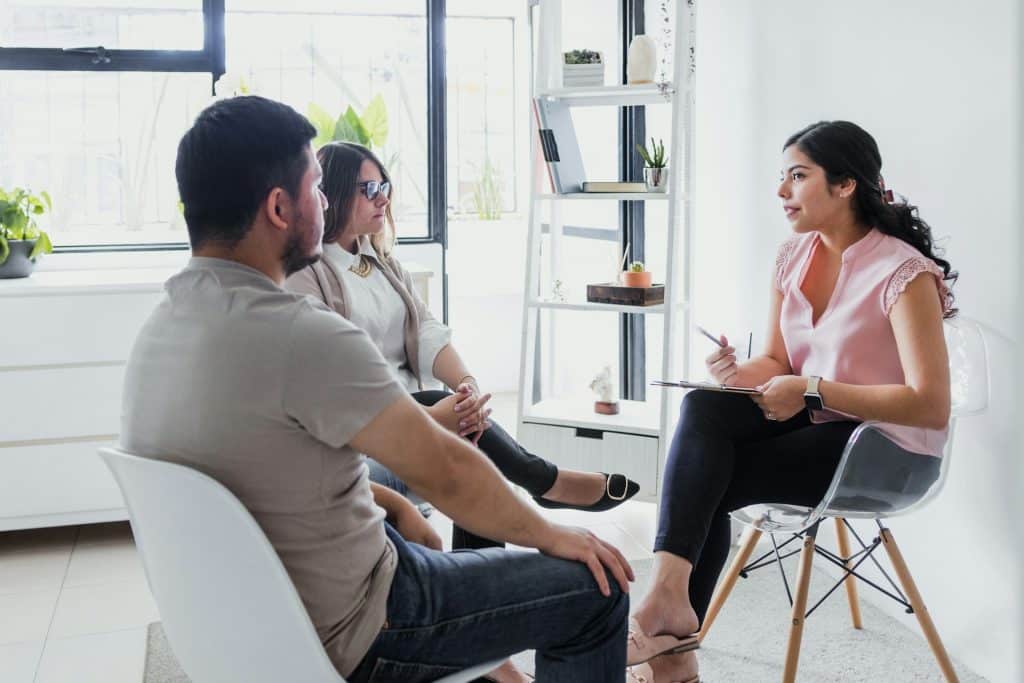 couple counseling session