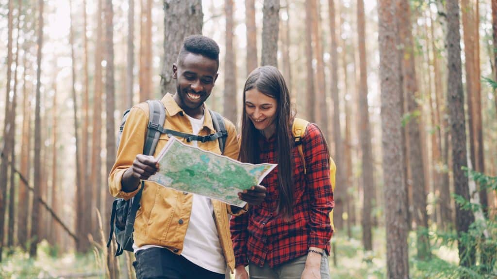couple planning weekend together