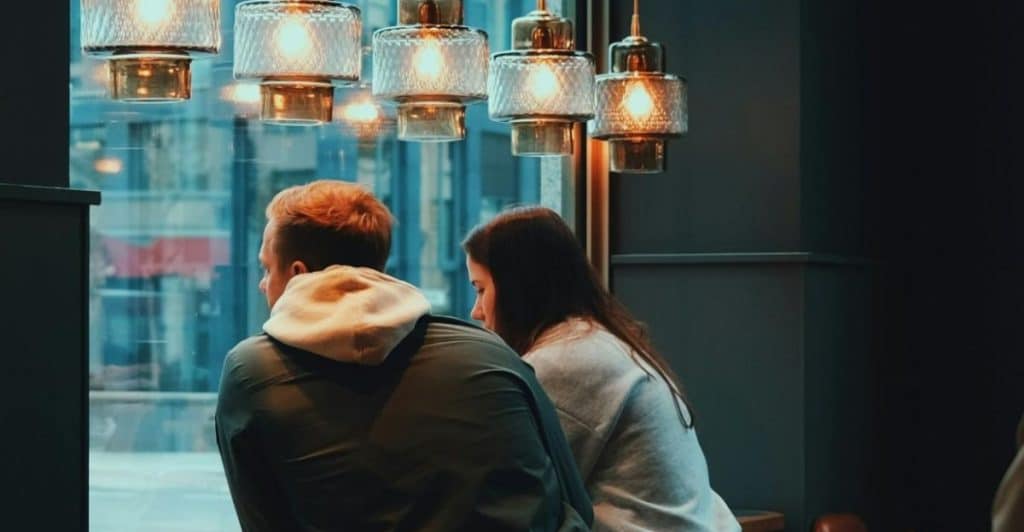 couple discussing plans