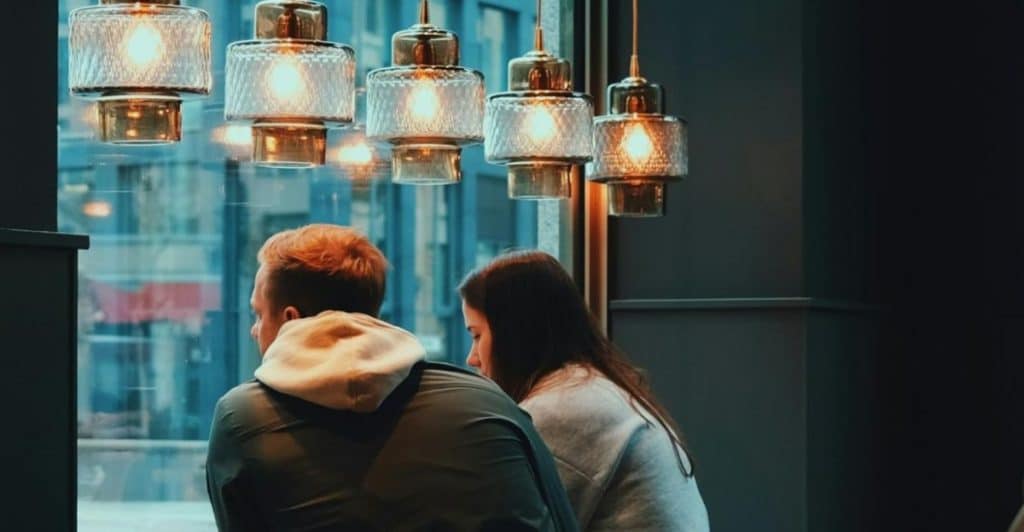 couple discussing plans