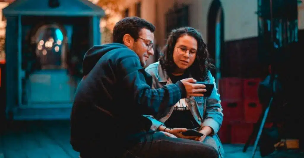couple discussing plans