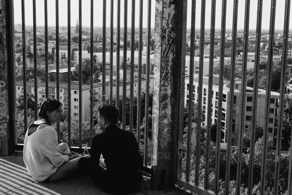 couple deep conversation