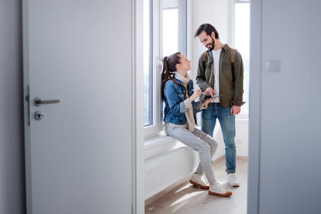 couple discussing plans
