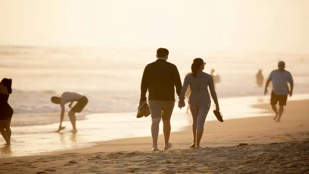 couple walking together