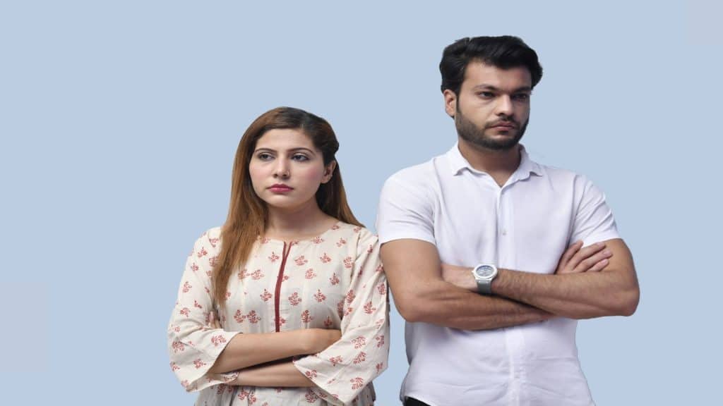 couple showing uneven engagement