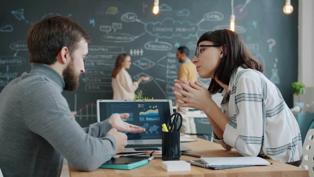 partner appearing uninterested during discussion