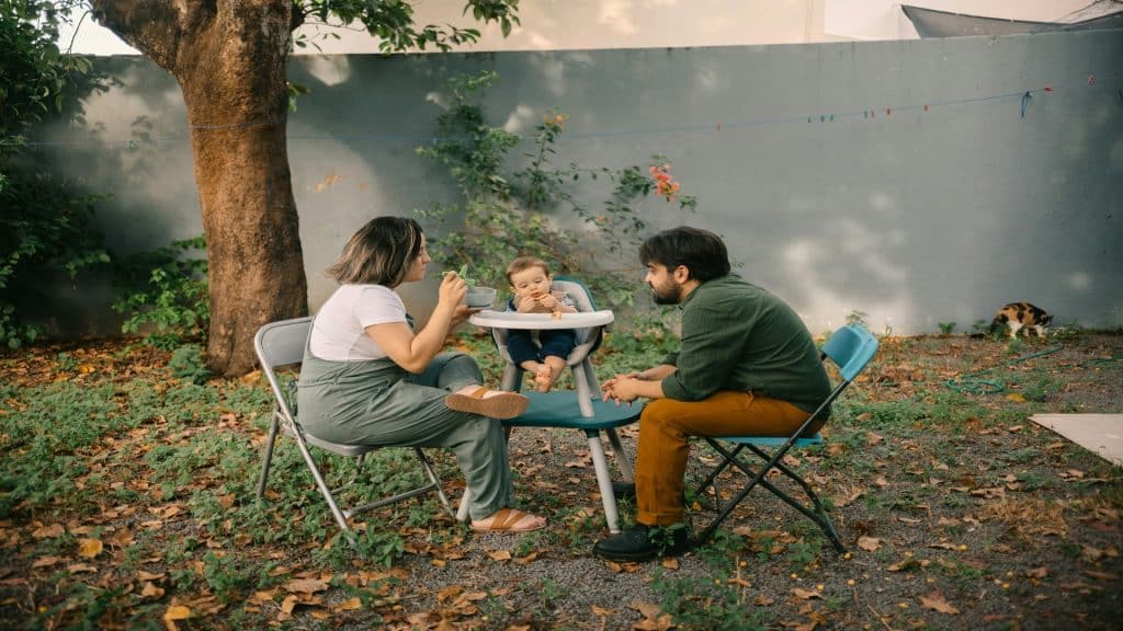 couple sitting quietly after argument