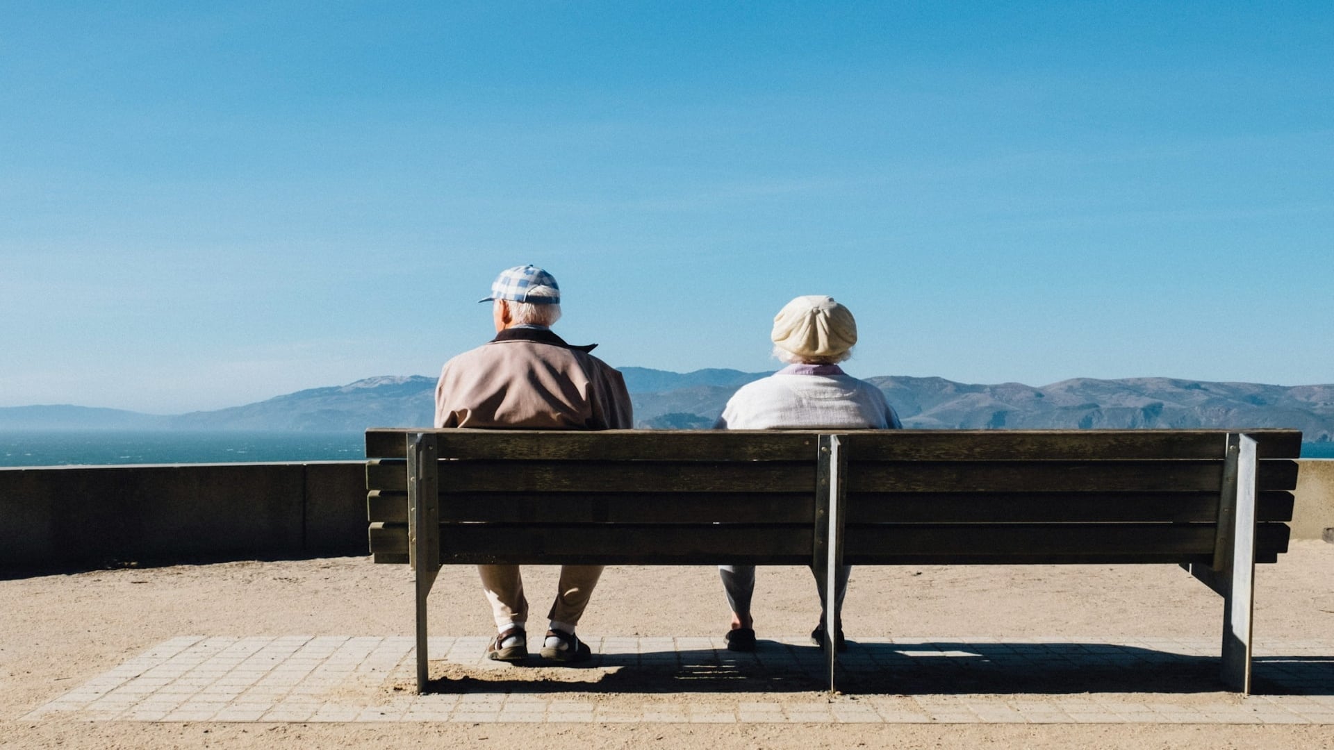 couple sitting silently apart