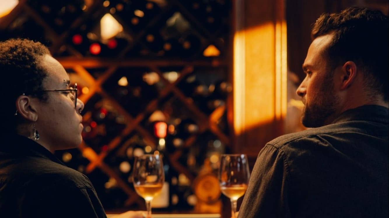 couple calm discussion