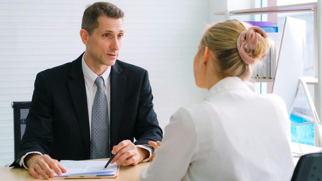 man speaking honestly during conversation
