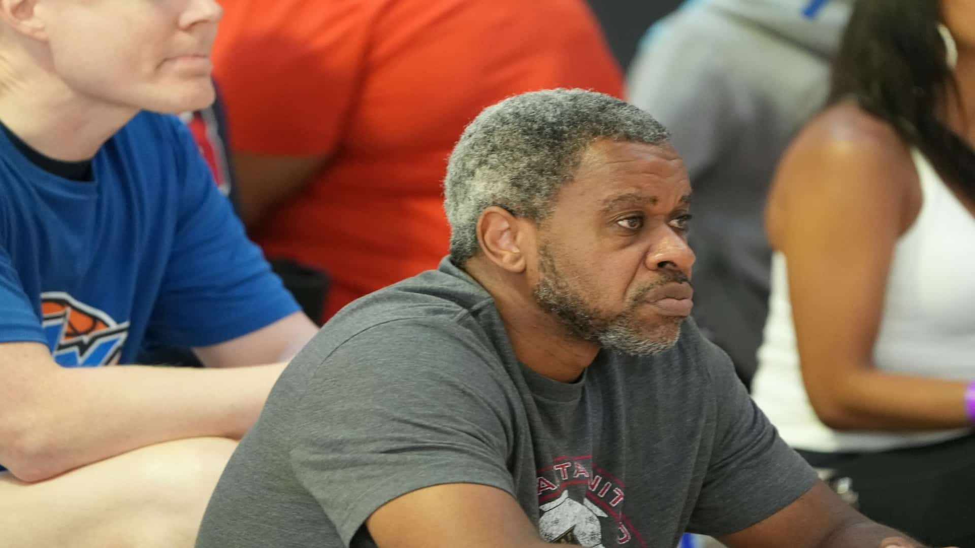 man looking frustrated during discussion