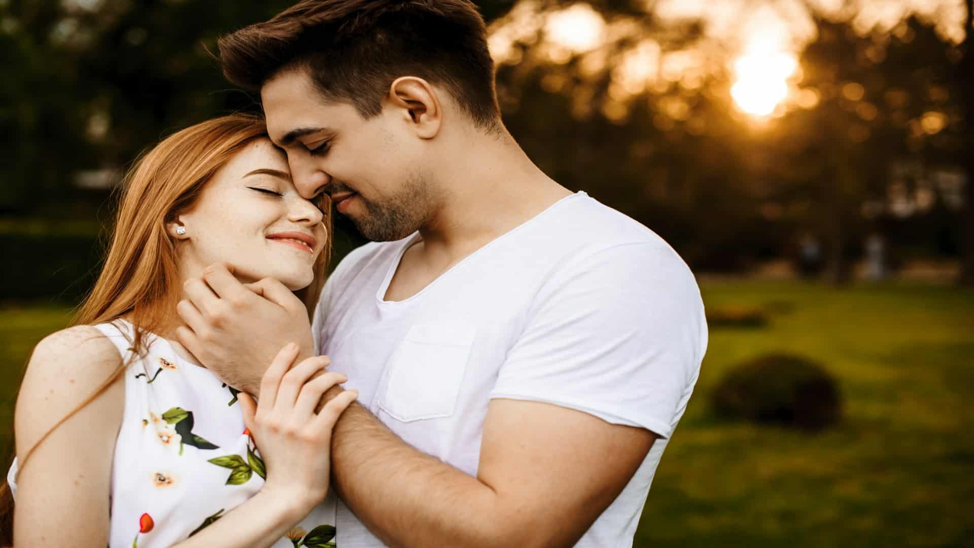 couple enjoying calm conversation