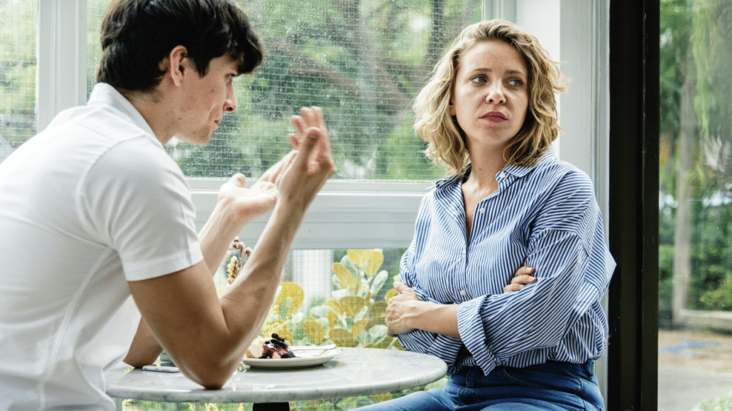 A couple about to break up