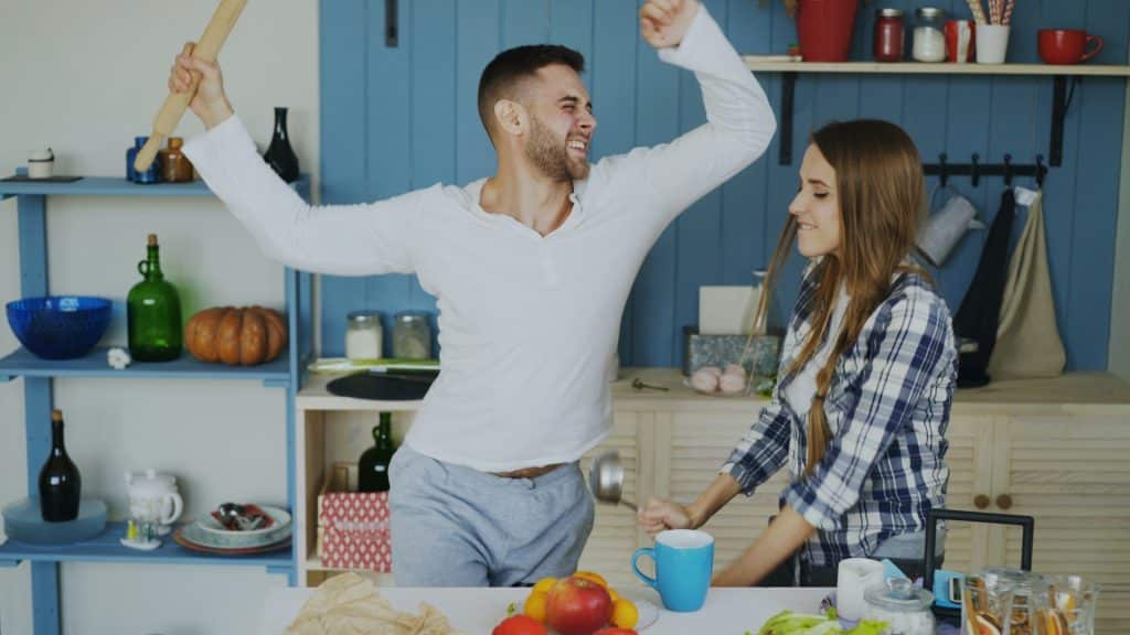 couple enjoying time together