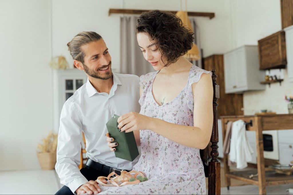 A man and woman together