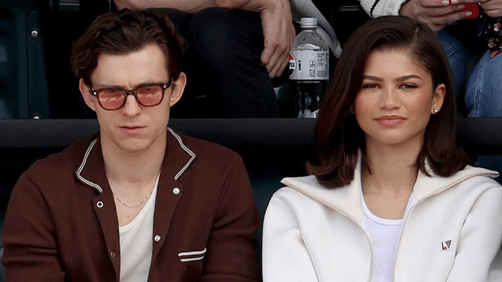 A photo of Tom Holland with Zendaya