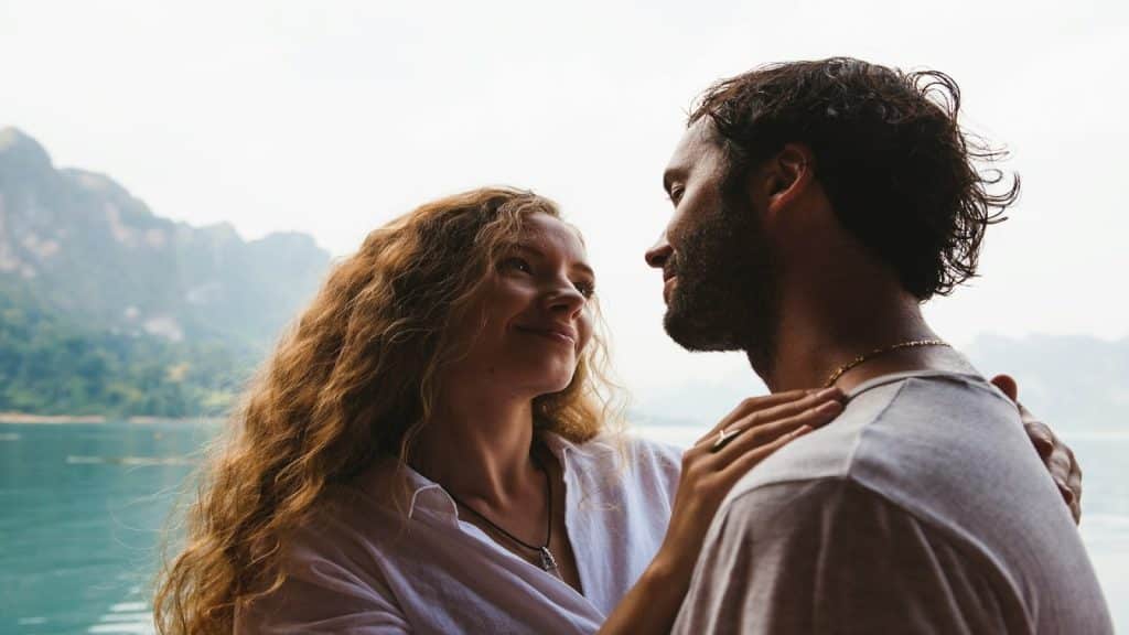 couple sharing a quiet, meaningful moment