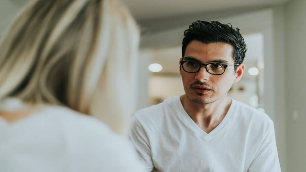 person questioning a stable relationship