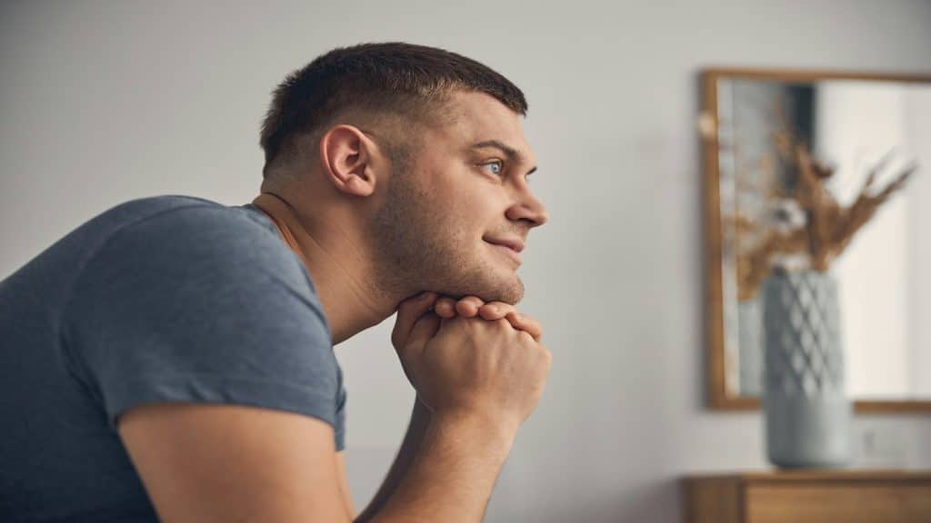 man observing consistent actions