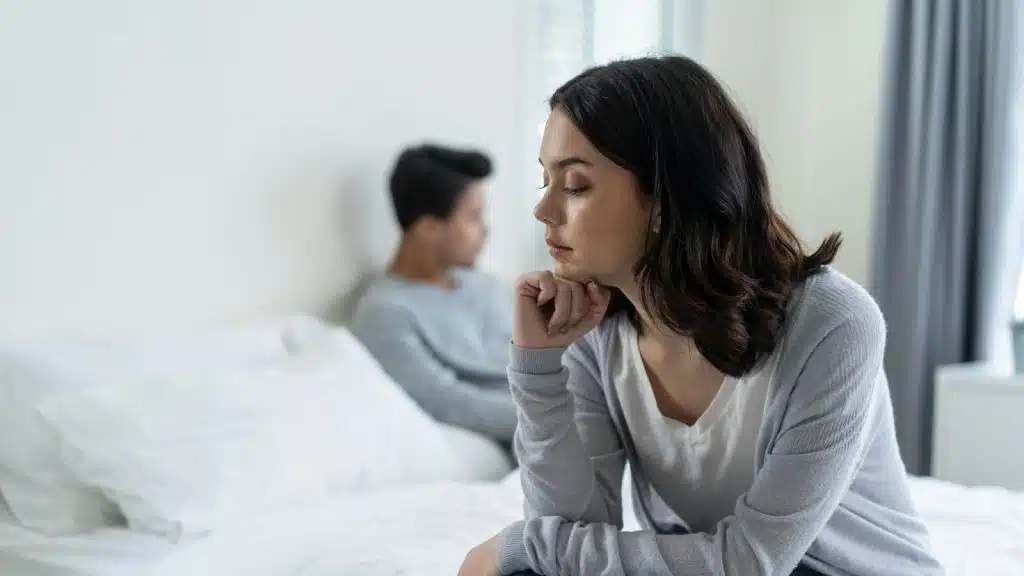 Woman thinking about their relationship