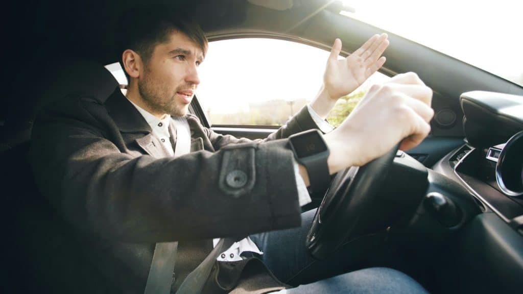 man continuing or stopping communication