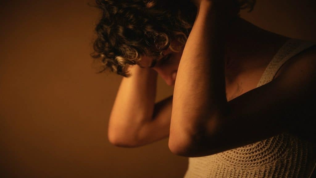 person pulling away emotionally