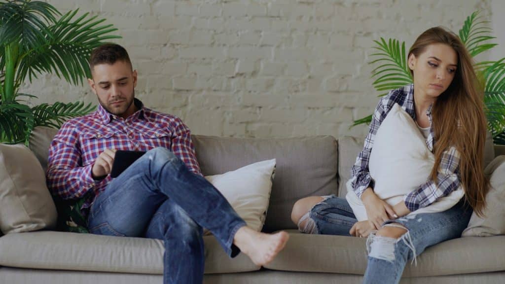 couple avoiding future talk