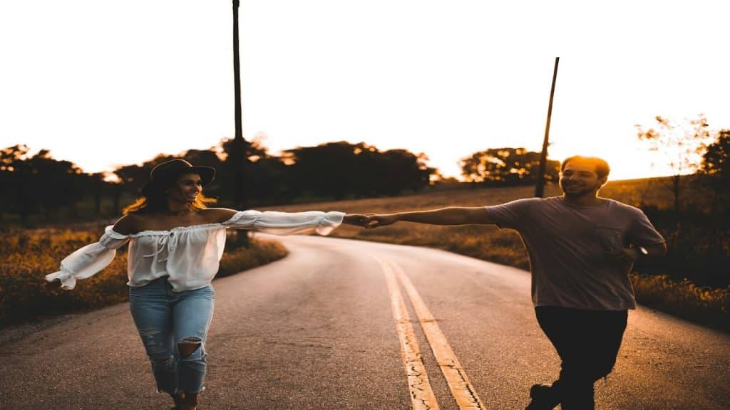 couple moving forward differently