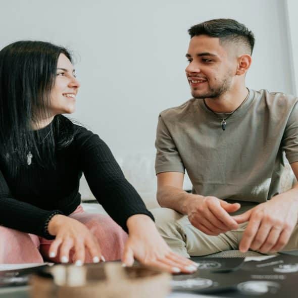 couple discussing decisions