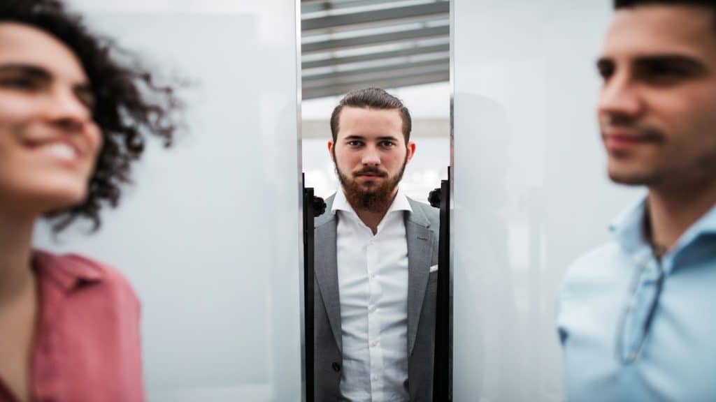 man acting differently across situations