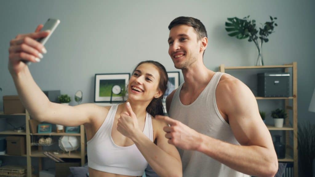 couple following a shared routine