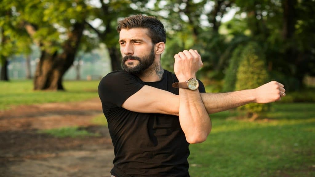 man acting more naturally