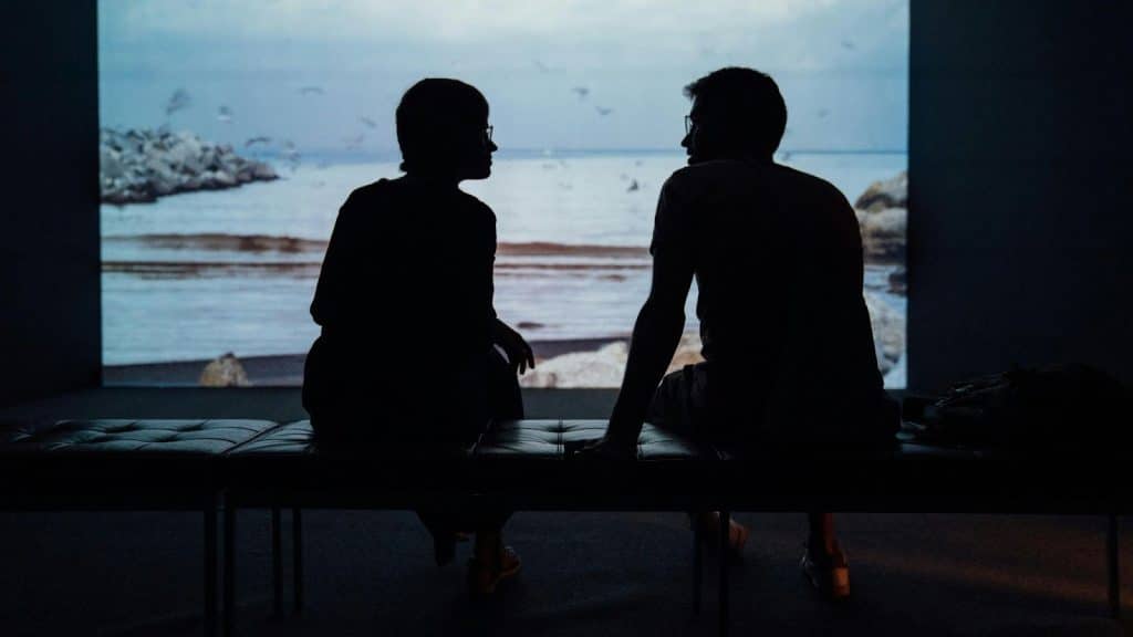 A man and woman together 