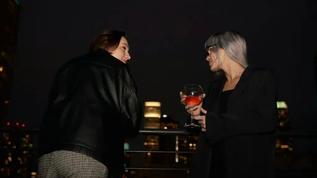 Women talking about divorce