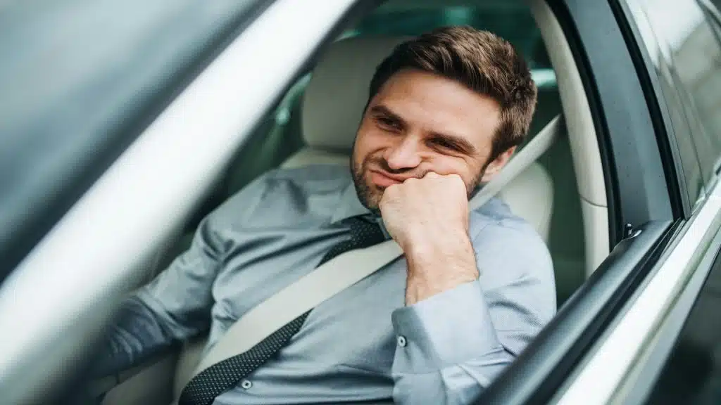 person feeling stuck