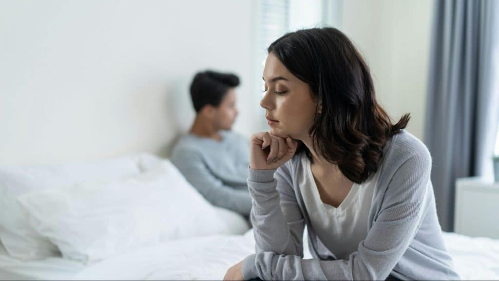Woman thinking about their relationship