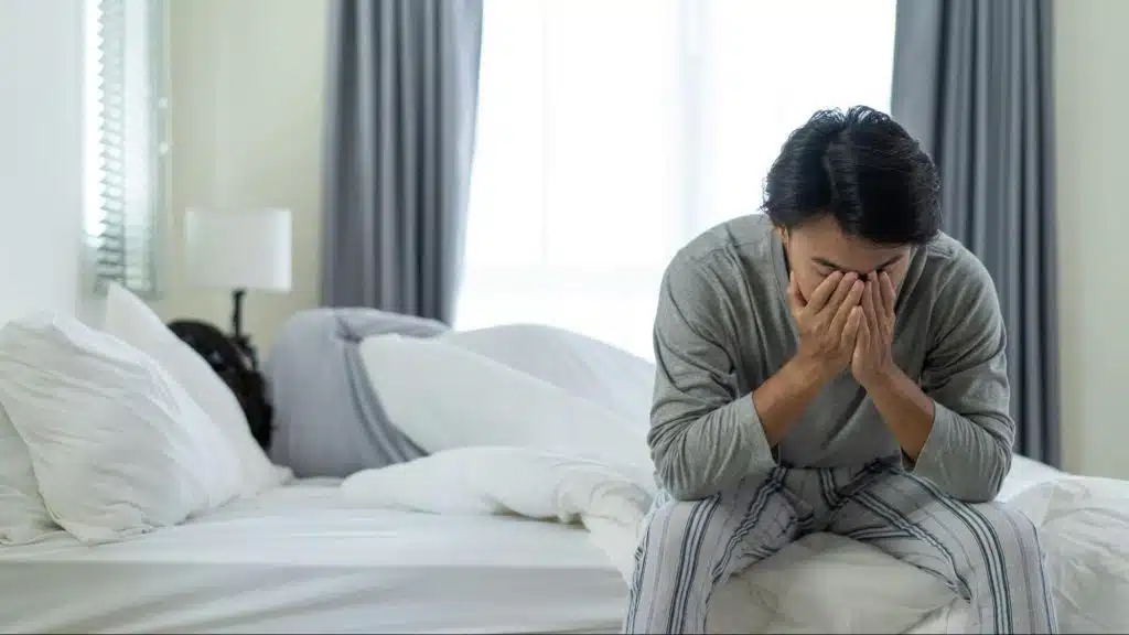 A man worried with his relationship