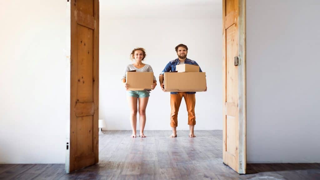 couple moving forward vs standing apart