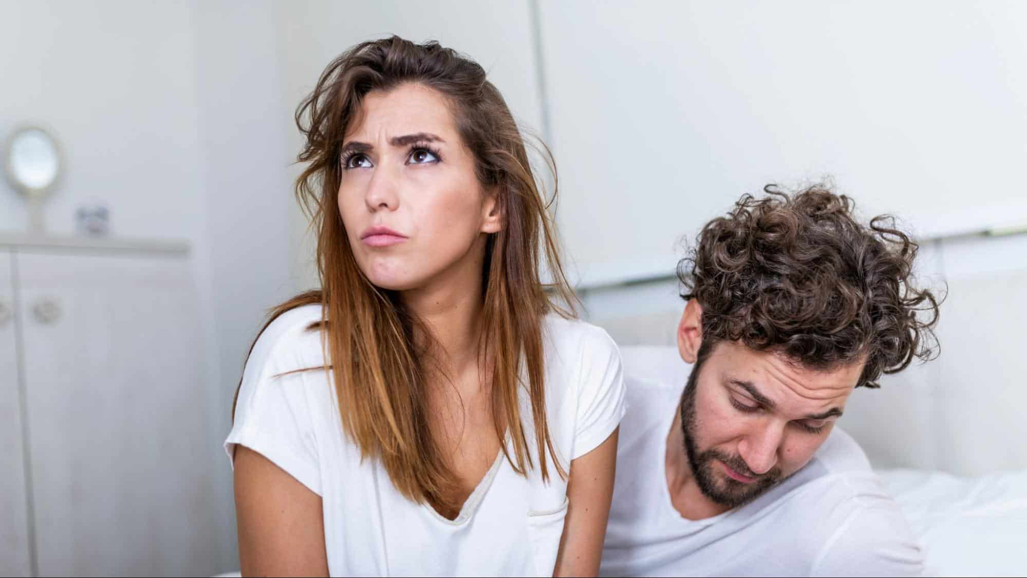 Woman getting annoyed