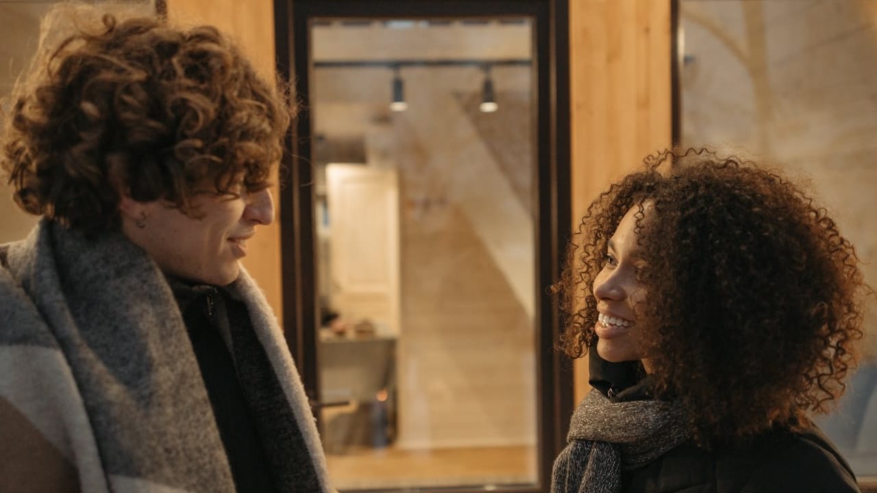 A couple talking to each other