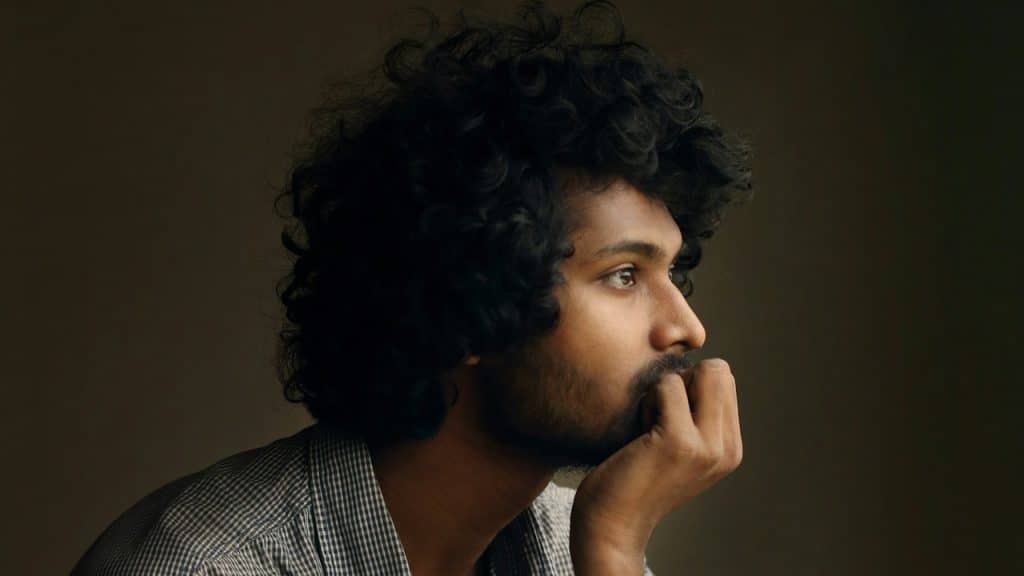 A man lost in thought.