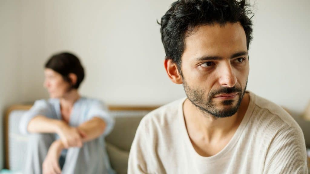 A man and woman can’t talk to each other