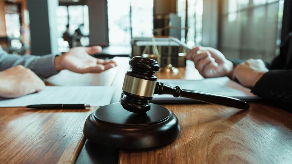 A picture of person getting annulment