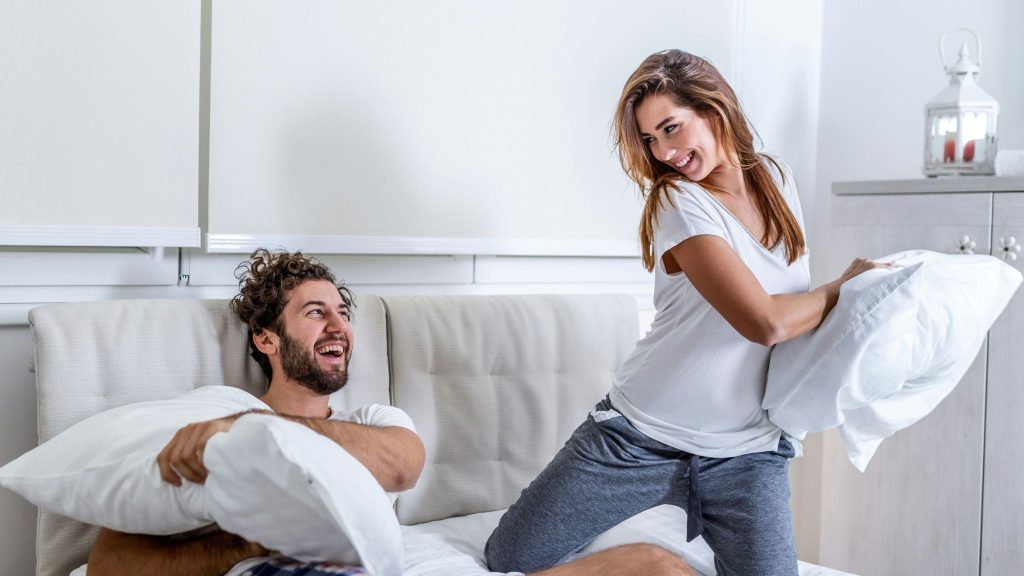 A man and woman together